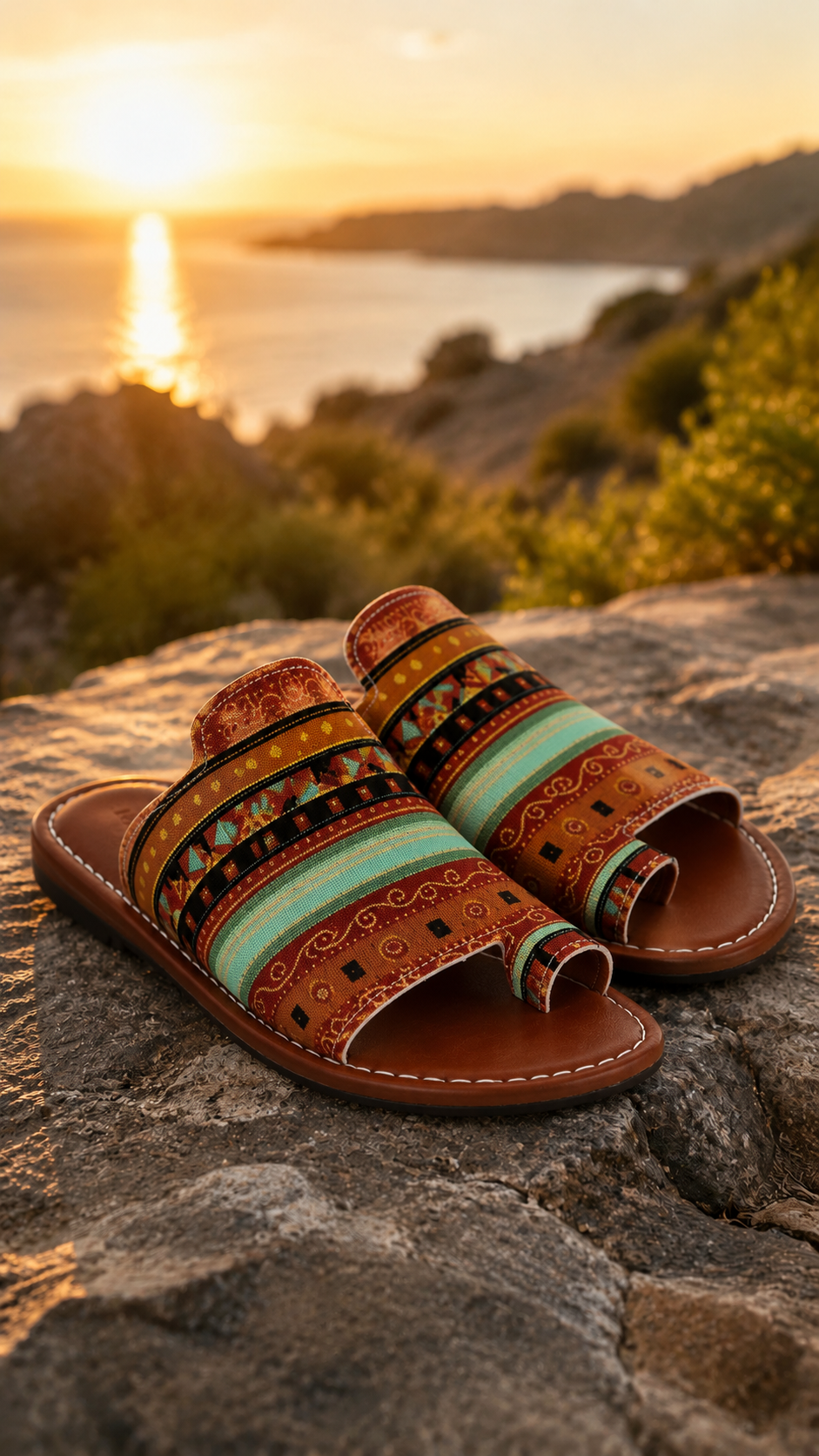 Handmade Native American Sandals by Mesa & Hide
