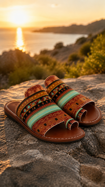 Handmade Native American Sandals by Mesa & Hide